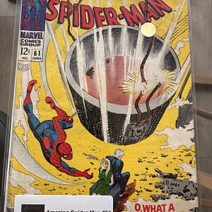 Buy now Amazing Spiderman #61 yeat 1968 on cartoon clothing.com. the comic is in excellent condition