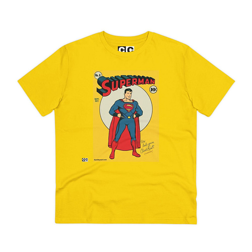 Buy Exclusive Unisex 1930 Superman Yellow T-shirt on Cartoon clothings.