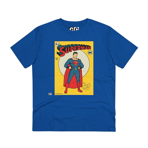 Buy Exclusive Unisex 1930 Superman navy blue T-shirt on Cartoon clothings.