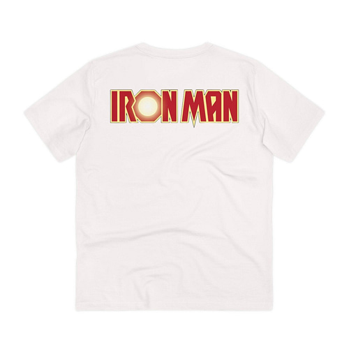 Buy iron man Off White T-shirt on cartoon clothings.