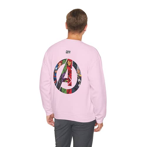 Avengers Vintage Print Unisex Sweatshirt. Buy now on cartoon clothings. website: www.cartoonclothings.com