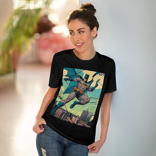 Buy Black color Batman Old Cartoon Unisex T-Shirt on cartoon clothings.