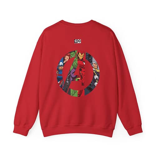 Avengers Vintage Print Unisex Sweatshirt. Buy now on cartoon clothings. website: www.cartoonclothings.com