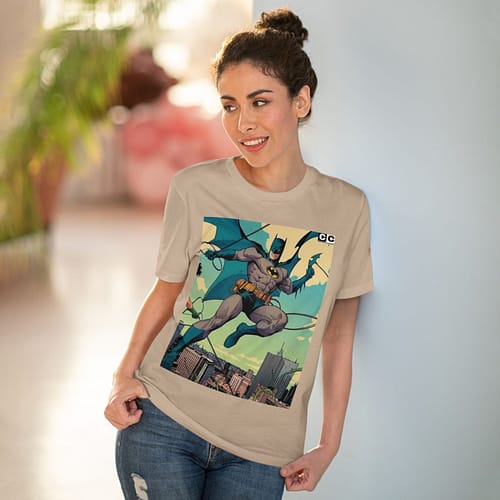 Buy Desert Dust color Batman Old Cartoon Unisex T-Shirt on cartoon clothings.