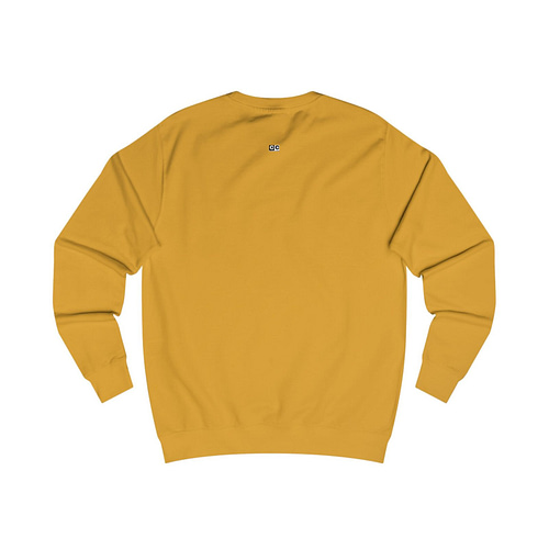 Buy now Mustard color Torned Superman Logo Unisex Sweatshirt on cartoon clothings.