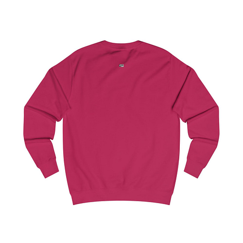 Buy now Cranberry color Torned Superman Logo Unisex Sweatshirt on cartoon clothings.