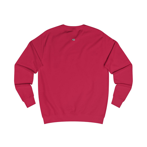 Buy now Fire Red color Torned Superman Logo Unisex Sweatshirt on cartoon clothings.