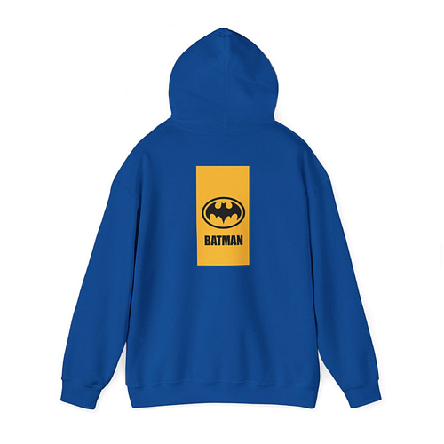 Buy now Bat man Knight Unisex Hoodie in Royal Color on cartoon clothings.com