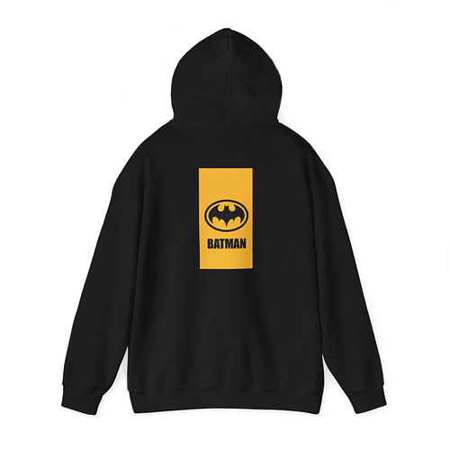 Buy now Bat man Knight Unisex Hoodie in Black Color on cartoon clothings.com