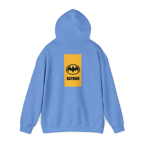 Buy now Bat man Knight Unisex Hoodie in Carolina Blue Color on cartoon clothings.com