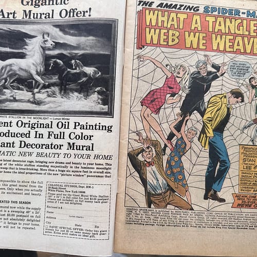 Buy now Amazing Spiderman #61 yeat 1968 on cartoon clothing.com. the comic is in excellent condition