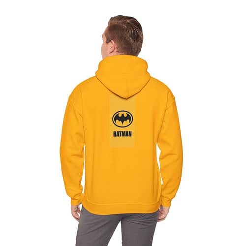 Buy now Bat man Knight Unisex Hoodie in Gold Color on cartoon clothings.com