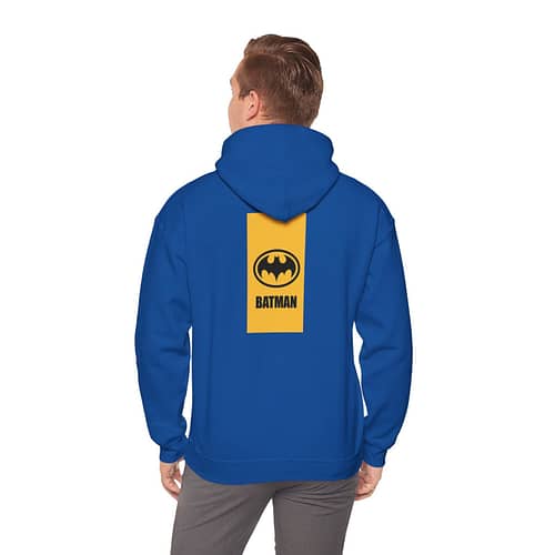 Buy now Bat man Knight Unisex Hoodie in Royal Color on cartoon clothings.com