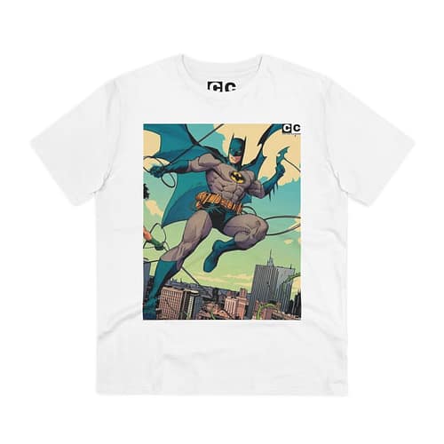 Buy White color Batman Old Cartoon Unisex T-Shirt on cartoon clothings.