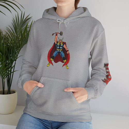 The Mighty Thor Unisex Hoodie Limited Edition. Buy now thor hoodie on cartoon clothings. webiste: www.cartoonclothings.com