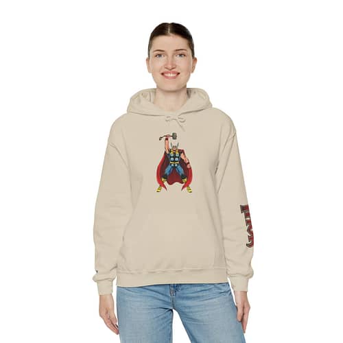 The Mighty Thor Unisex Hoodie Limited Edition. Buy now thor hoodie on cartoon clothings. webiste: www.cartoonclothings.com