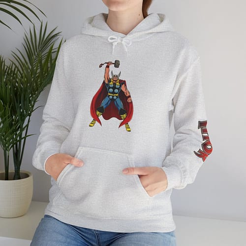 The Mighty Thor Unisex Hoodie Limited Edition. Buy now thor hoodie on cartoon clothings. webiste: www.cartoonclothings.com