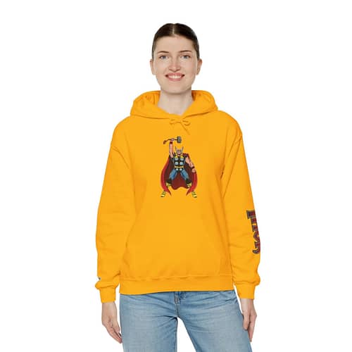 The Mighty Thor Unisex Hoodie Limited Edition. Buy now thor hoodie on cartoon clothings. webiste: www.cartoonclothings.com