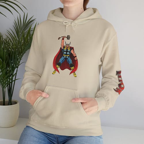 The Mighty Thor Unisex Hoodie Limited Edition. Buy now thor hoodie on cartoon clothings. webiste: www.cartoonclothings.com