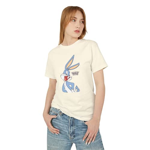 Bugs Bunny Unisex T-shirt. Buy now Bugs Bunny Unisex T-shirt on cartoon clothings. Website: www.cartoonclothings.com