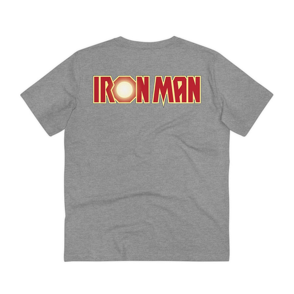 Buy iron man Heather Grey T-shirt on cartoon clothings.