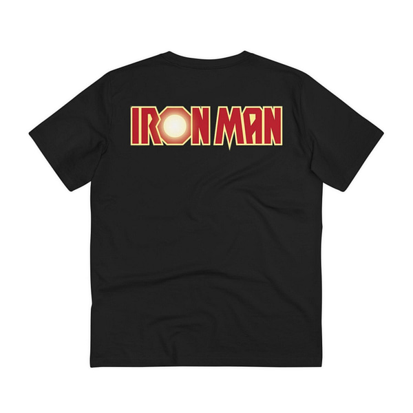 Buy iron man Unisex Black T-shirt on cartoon clothings.