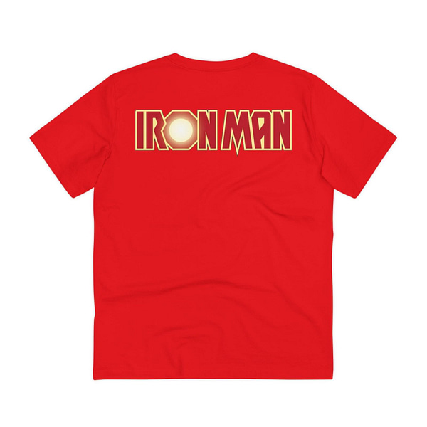 Buy iron man Unisex red T-shirt on cartoon clothings.