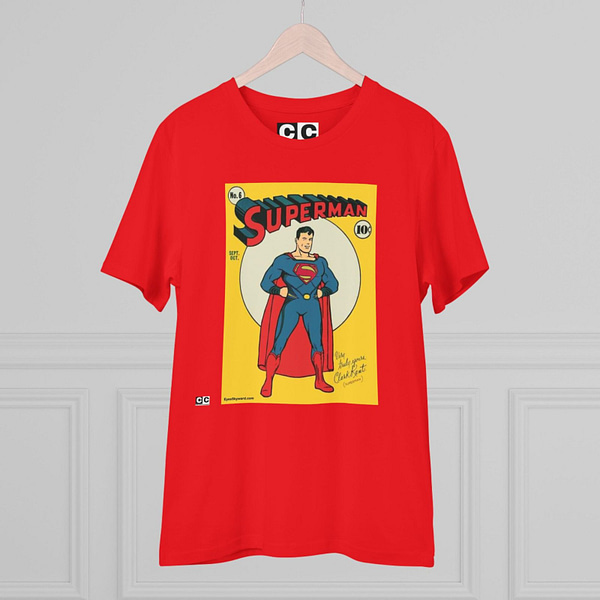 Buy Exclusive 1930 Superman Red T-shirt on Cartoon clothings.