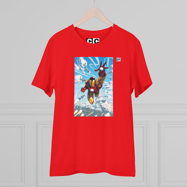 Buy iron man Unisex T-shirt on cartoon clothings.