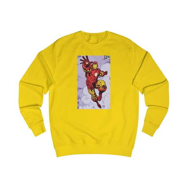 Buy Sun Yellow Color Iron man Sweatshirt on cartoon clothings