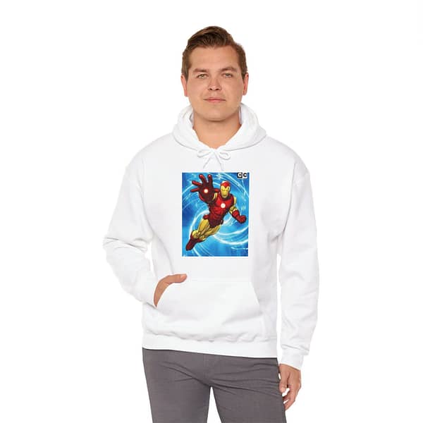 Buy iron man print Hoodie on Cartoon Clothings