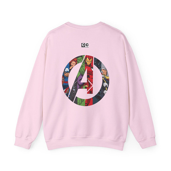 Avengers Vintage Print Unisex Sweatshirt. Buy now on cartoon clothings. website: www.cartoonclothings.com