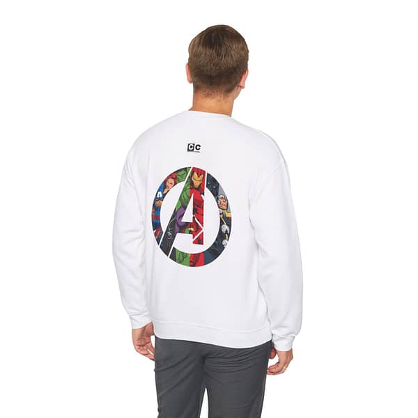 Avengers Vintage Print Unisex Sweatshirt. Buy now on cartoon clothings. website: www.cartoonclothings.com