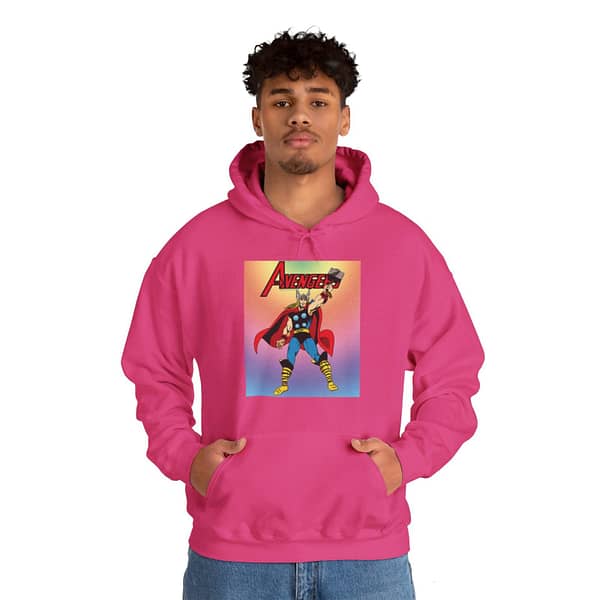 Buy now Pink color Avengers Unisex Hoodie on cartoon clothings.