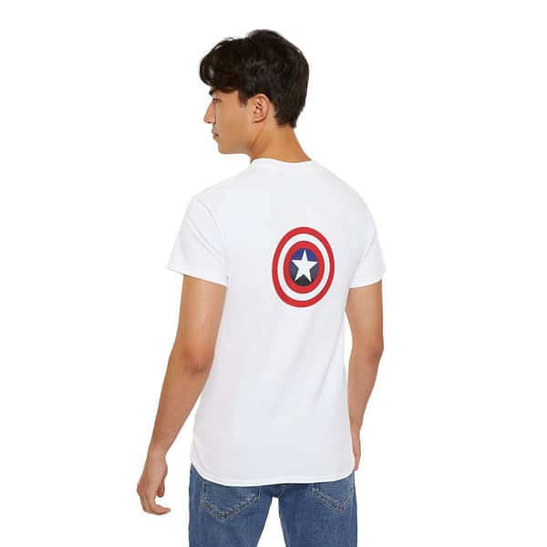 Captain America Unisex 99% Cotton Tee. Buy now on cartoon clothings. www.cartoonclothings.com