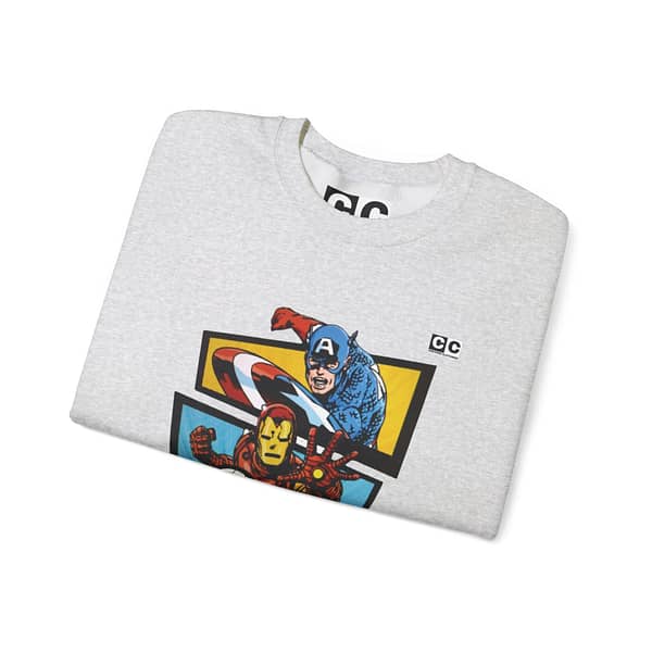 Avengers Vintage Print Unisex Sweatshirt. Buy now on cartoon clothings. website: www.cartoonclothings.com