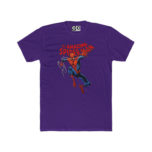 Buy now Amazing Spiderman Unisex Cotton Crew Tee on cartoonclothings.com. Buy now on cartoon clothings.