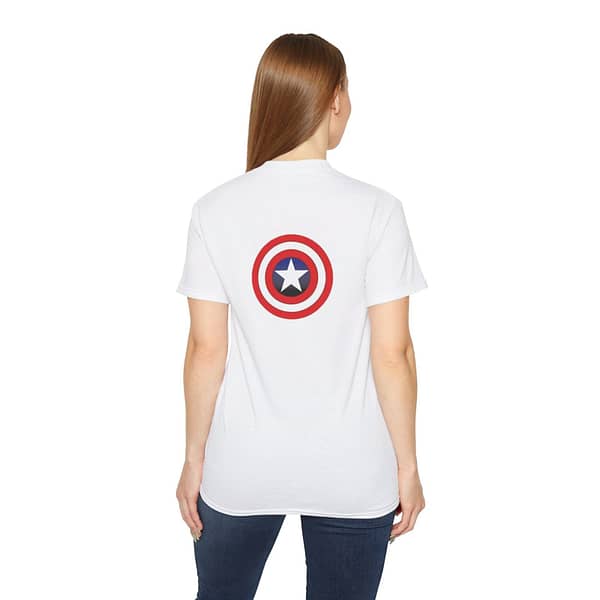 Captain America Unisex 99% Cotton Tee. Buy now on cartoon clothings. www.cartoonclothings.com