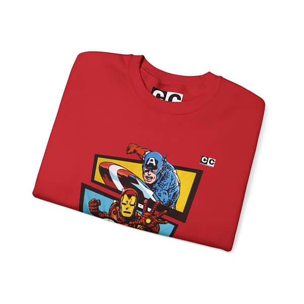 Avengers Vintage Print Unisex Sweatshirt. Buy now on cartoon clothings. website: www.cartoonclothings.com