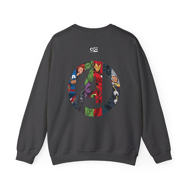 Avengers Vintage Print Unisex Sweatshirt. Buy now on cartoon clothings. website: www.cartoonclothings.com