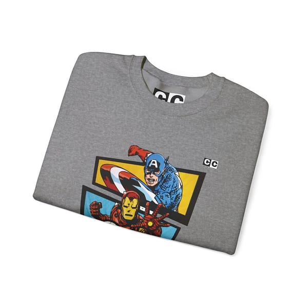 Avengers Vintage Print Unisex Sweatshirt. Buy now on cartoon clothings. website: www.cartoonclothings.com