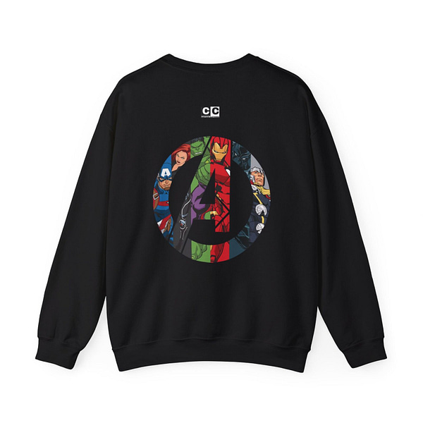 Avengers Vintage Print Unisex Sweatshirt. Buy now on cartoon clothings. website: www.cartoonclothings.com