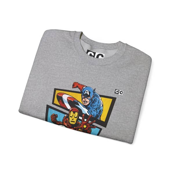 Avengers Vintage Print Unisex Sweatshirt. Buy now on cartoon clothings. website: www.cartoonclothings.com