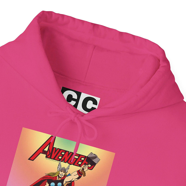 Buy now Pink color Avengers Unisex Hoodie on cartoon clothings.