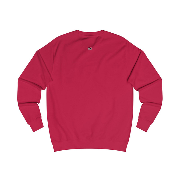 Buy now Fire Red color Torned Superman Logo Unisex Sweatshirt on cartoon clothings.