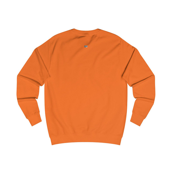 Buy now Orange Crush color Torned Superman Logo Unisex Sweatshirt on cartoon clothings.