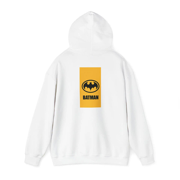 Buy now Batman Knight Unisex Hoodie in White Color on cartoon clothings.com