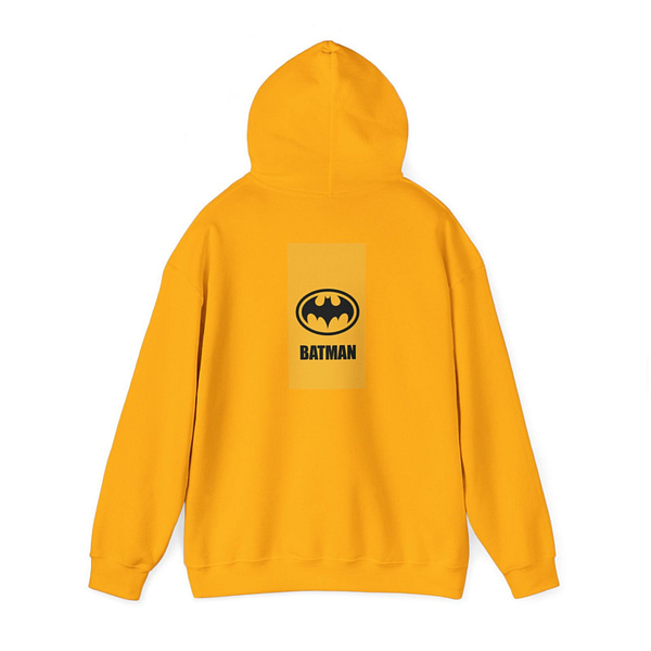 Buy now Bat man Knight Unisex Hoodie in Gold Color on cartoon clothings.com