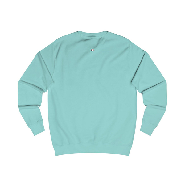 Buy now Peppermint color Torned Superman Logo Unisex Sweatshirt on cartoon clothings.