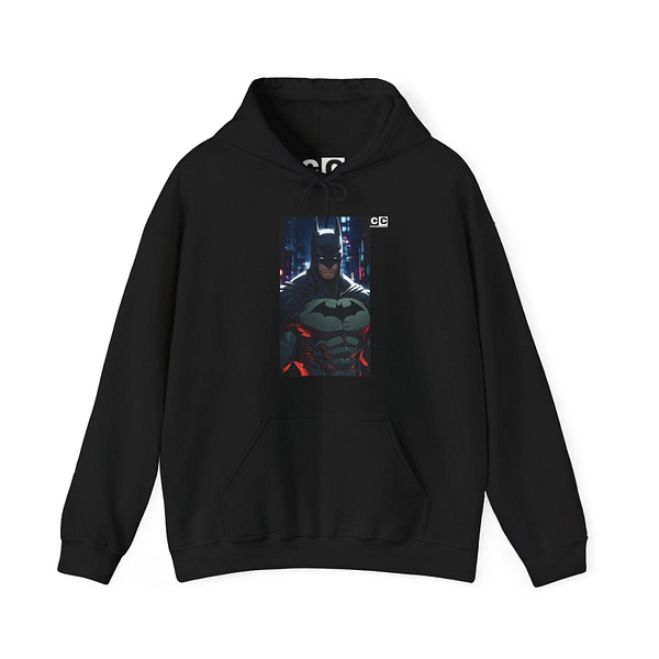 Buy now Bat man Knight Unisex Hoodie in Black Color on cartoon clothings.com